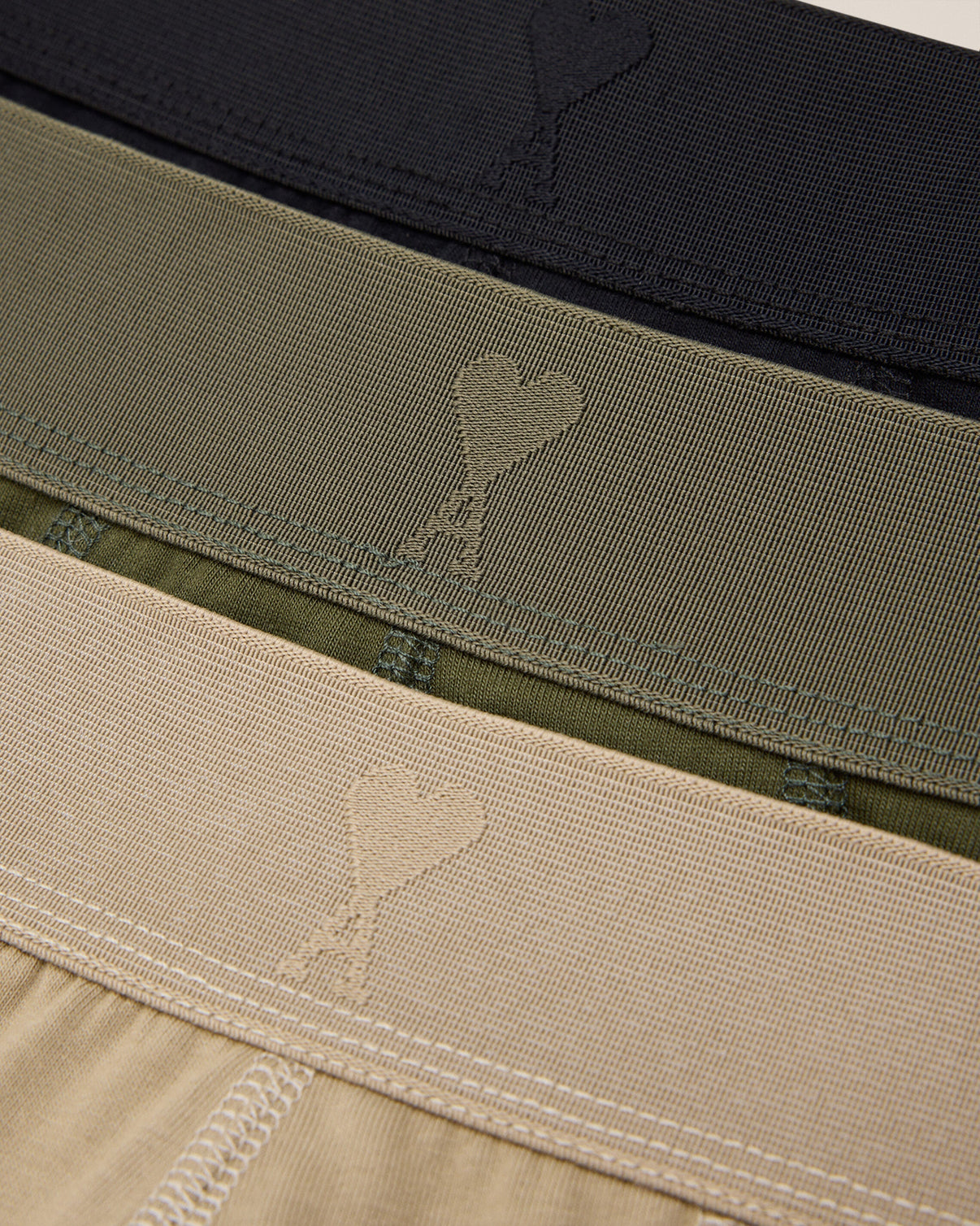 Grey Cotton Jersey Three Pack Boxers