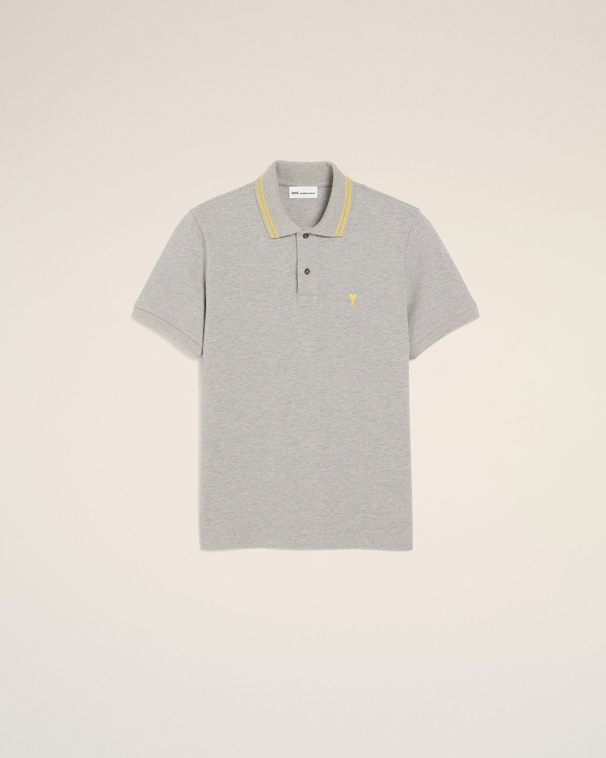 Grey Cotton Polo