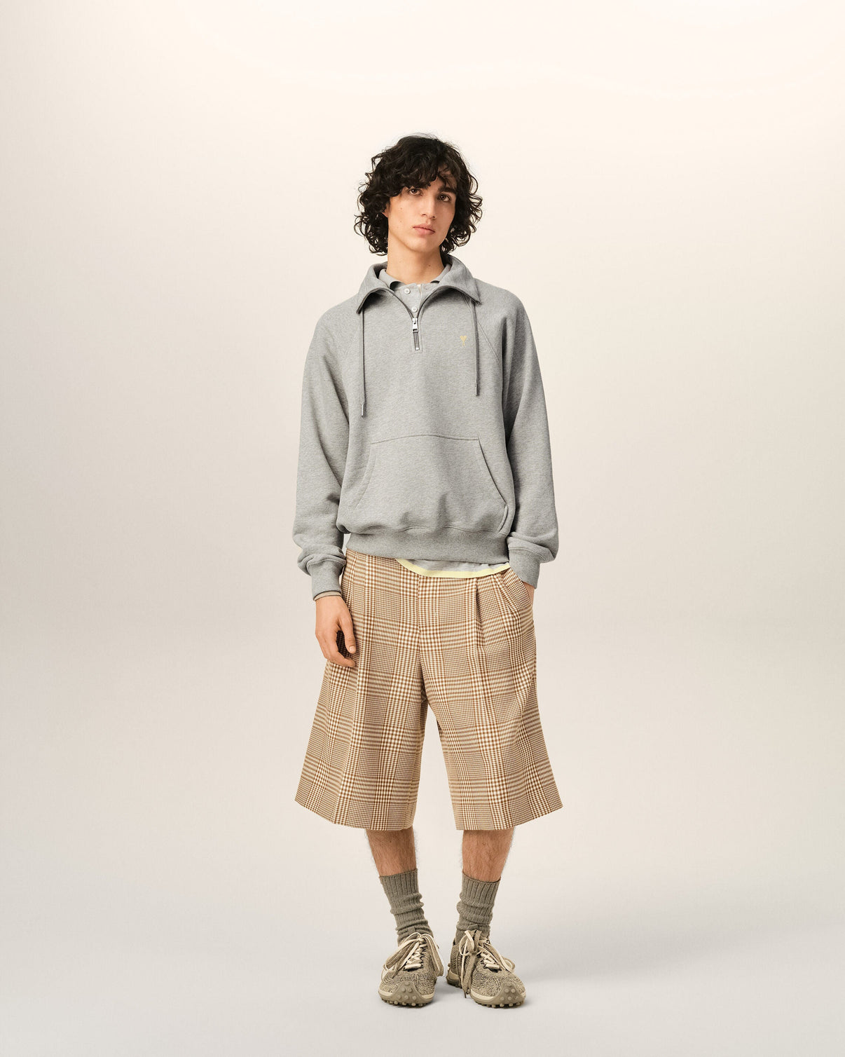 Grey Cotton Sweatshirt