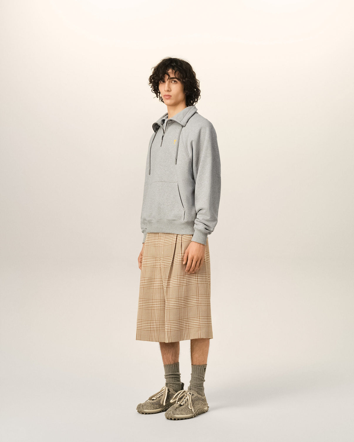 Grey Cotton Sweatshirt