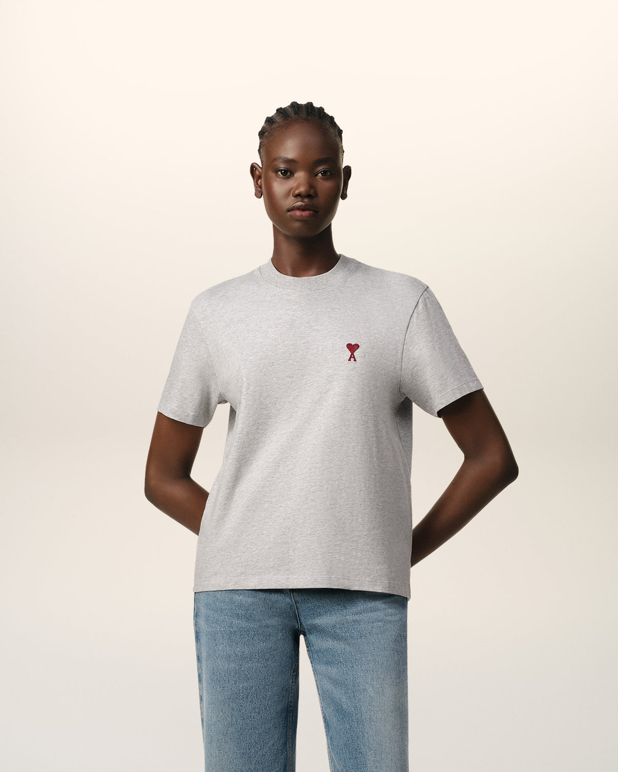 Grey Cotton T-Shirt