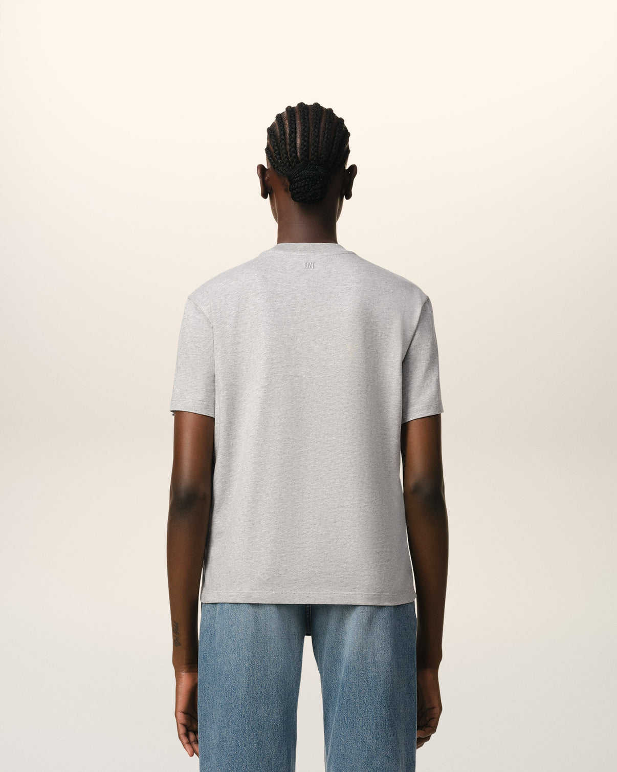 Grey Cotton T-Shirt