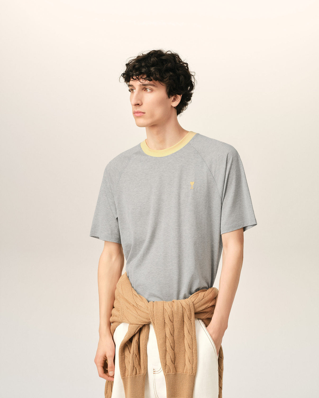 Grey Cotton T-Shirt