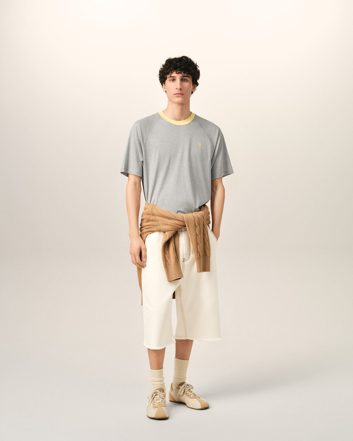 Grey Cotton T-Shirt
