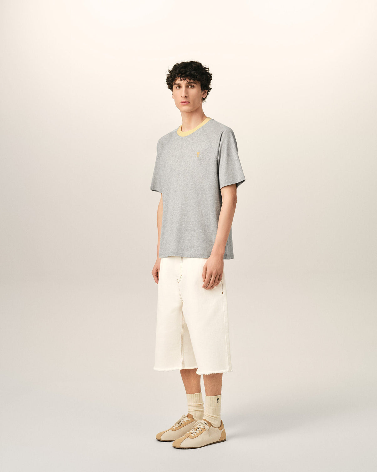 Grey Cotton T-Shirt