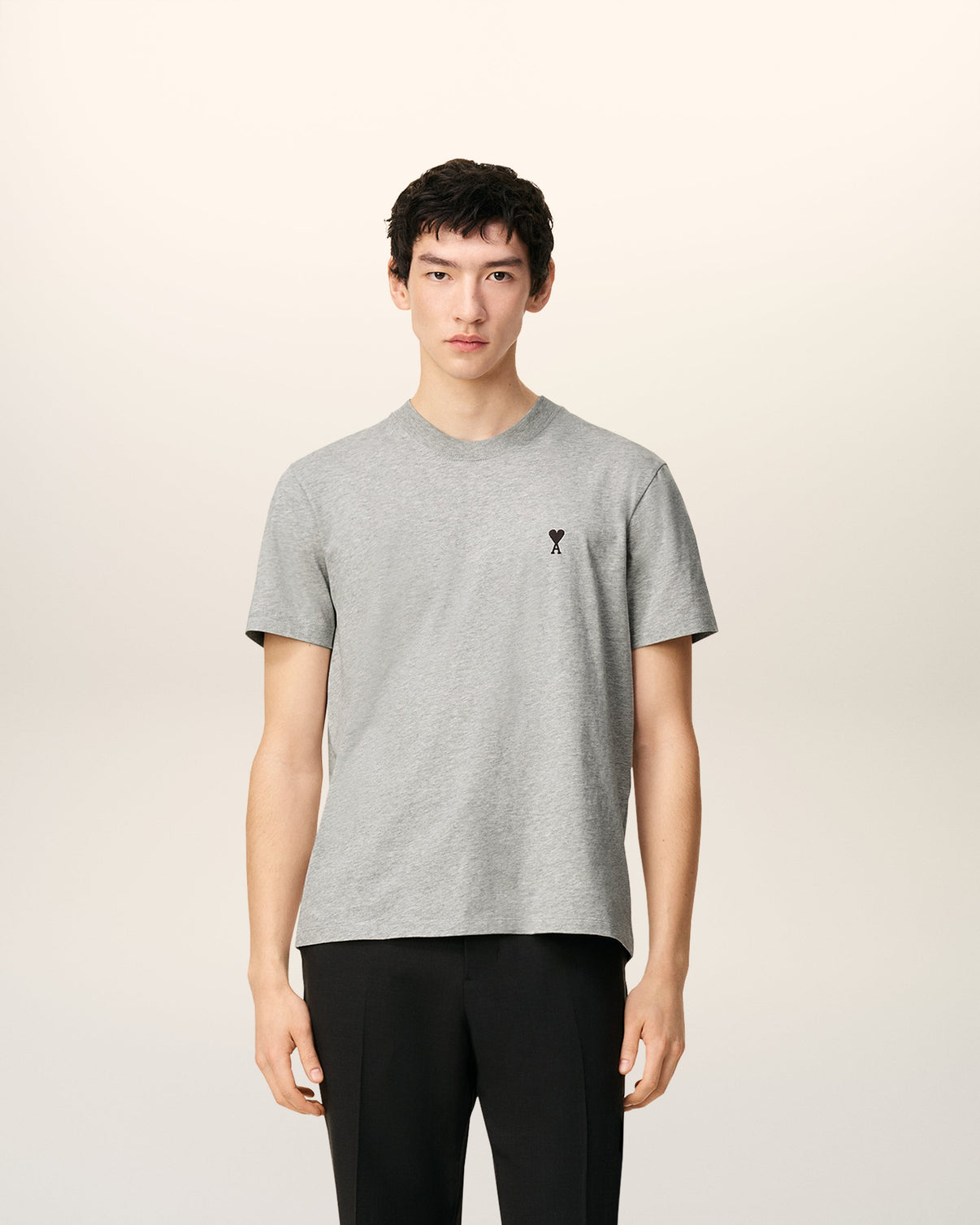 Grey Cotton T-shirt