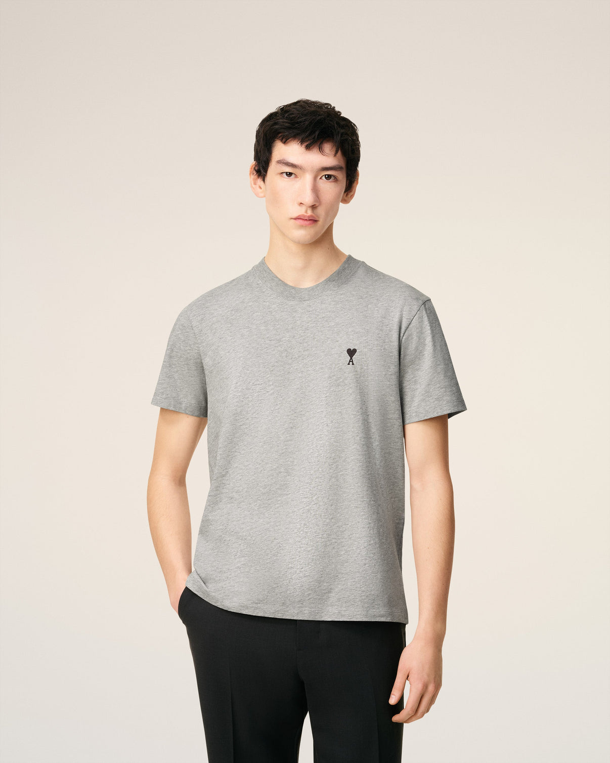 Grey Cotton T-shirt