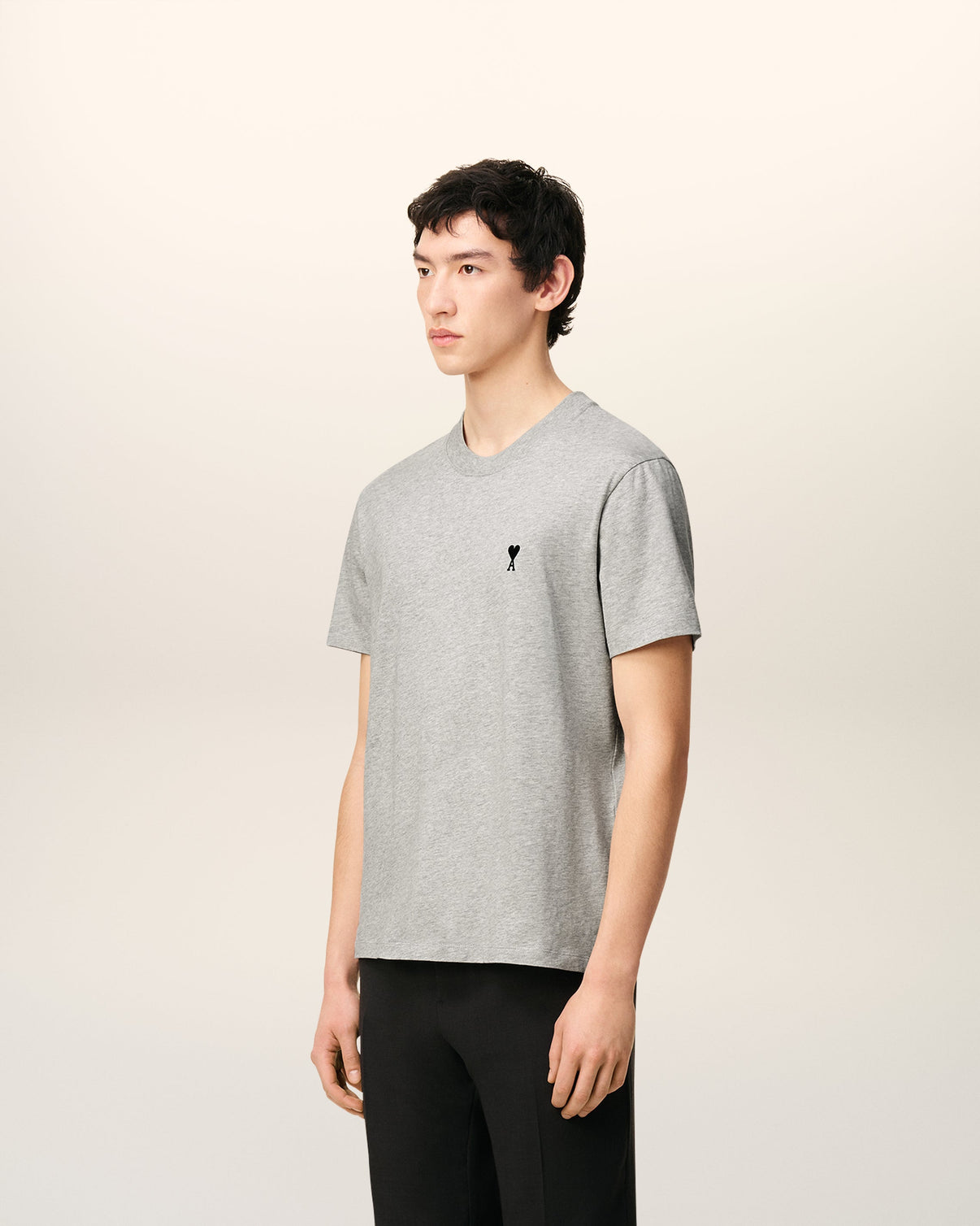 Grey Cotton T-shirt