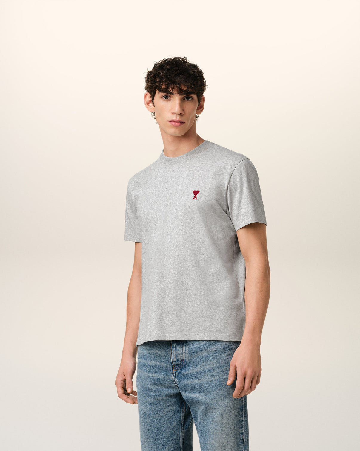 Grey Cotton T-Shirt