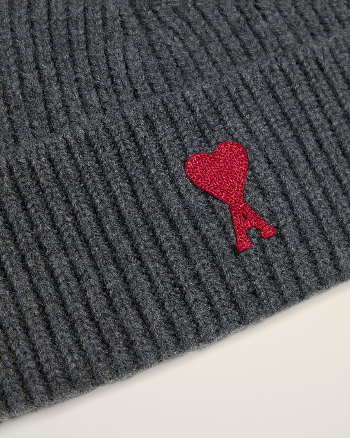 Grey Merino Wool Beanie