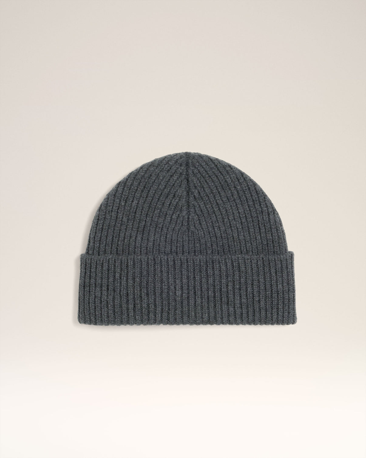 Grey Merino Wool Beanie
