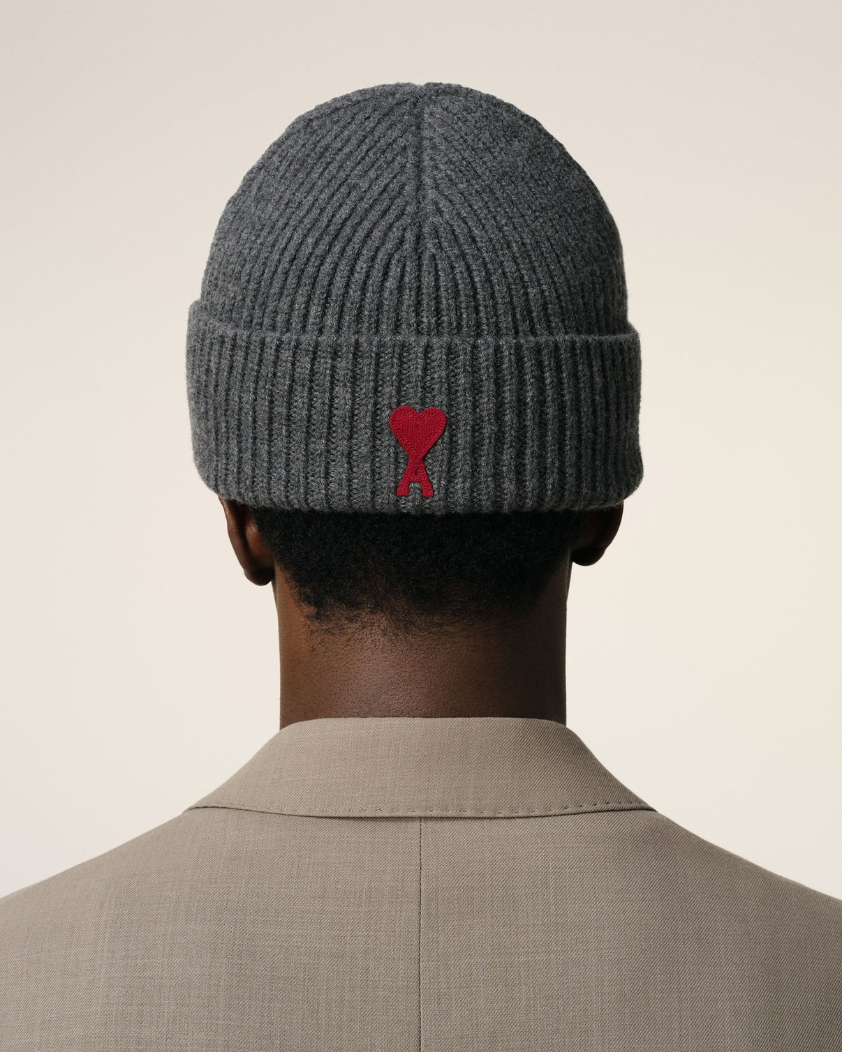 Grey Merino Wool Beanie