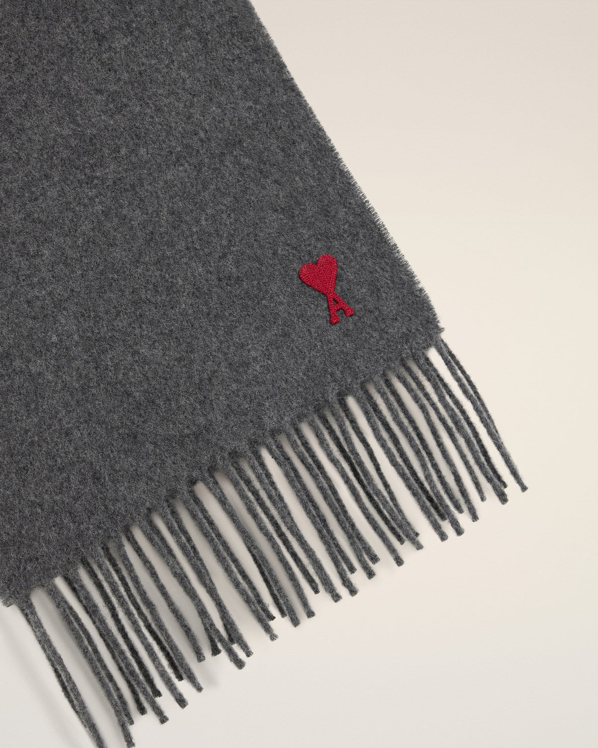 Grey Wool Scarf