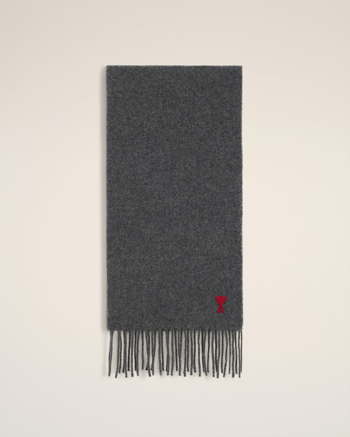 Grey Wool Scarf