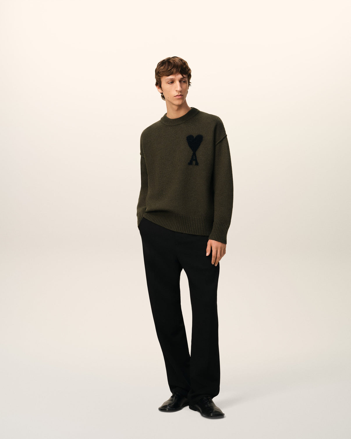 Khaki Wool Sweater