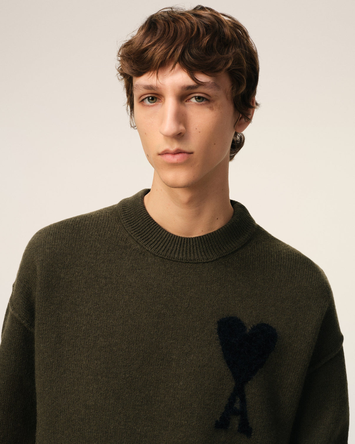 Khaki Wool Sweater