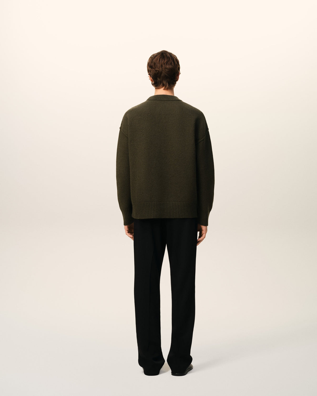 Khaki Wool Sweater