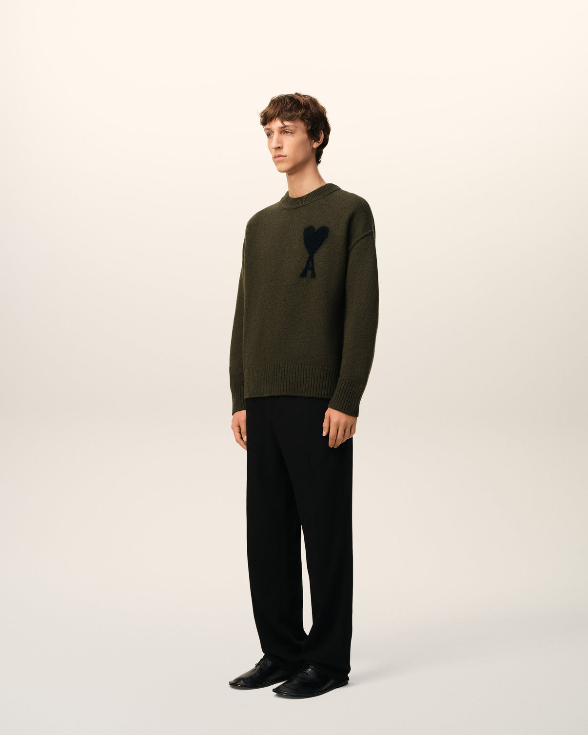 Khaki Wool Sweater