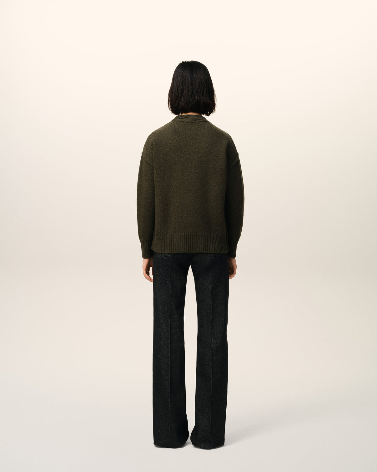 Khaki Wool Sweater