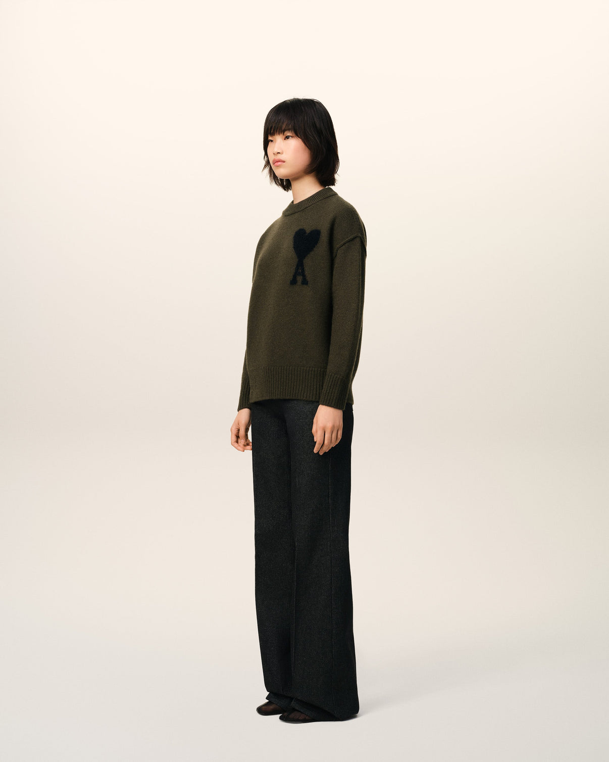 Khaki Wool Sweater
