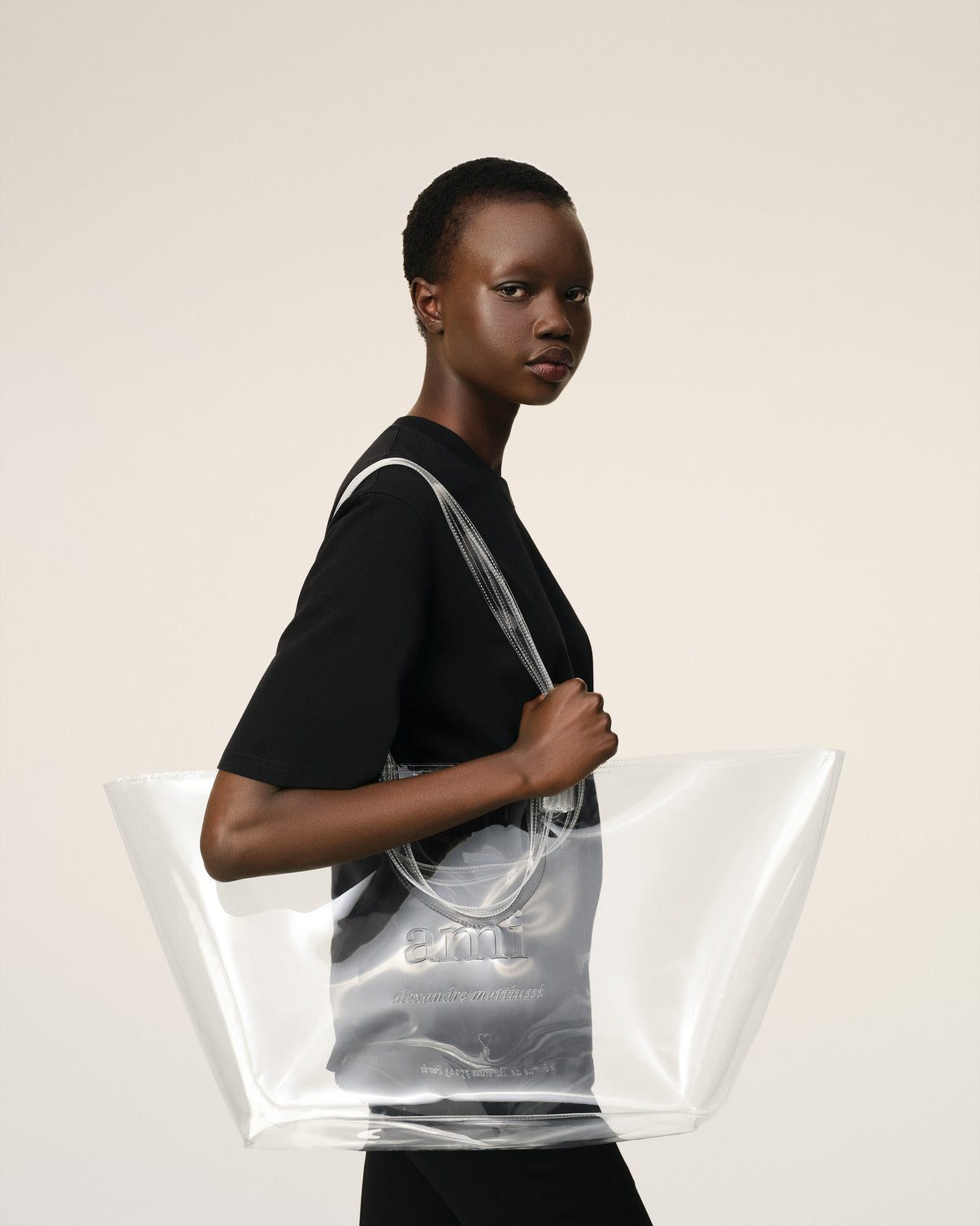 Limited Edition Transparent Midi Tote Bag