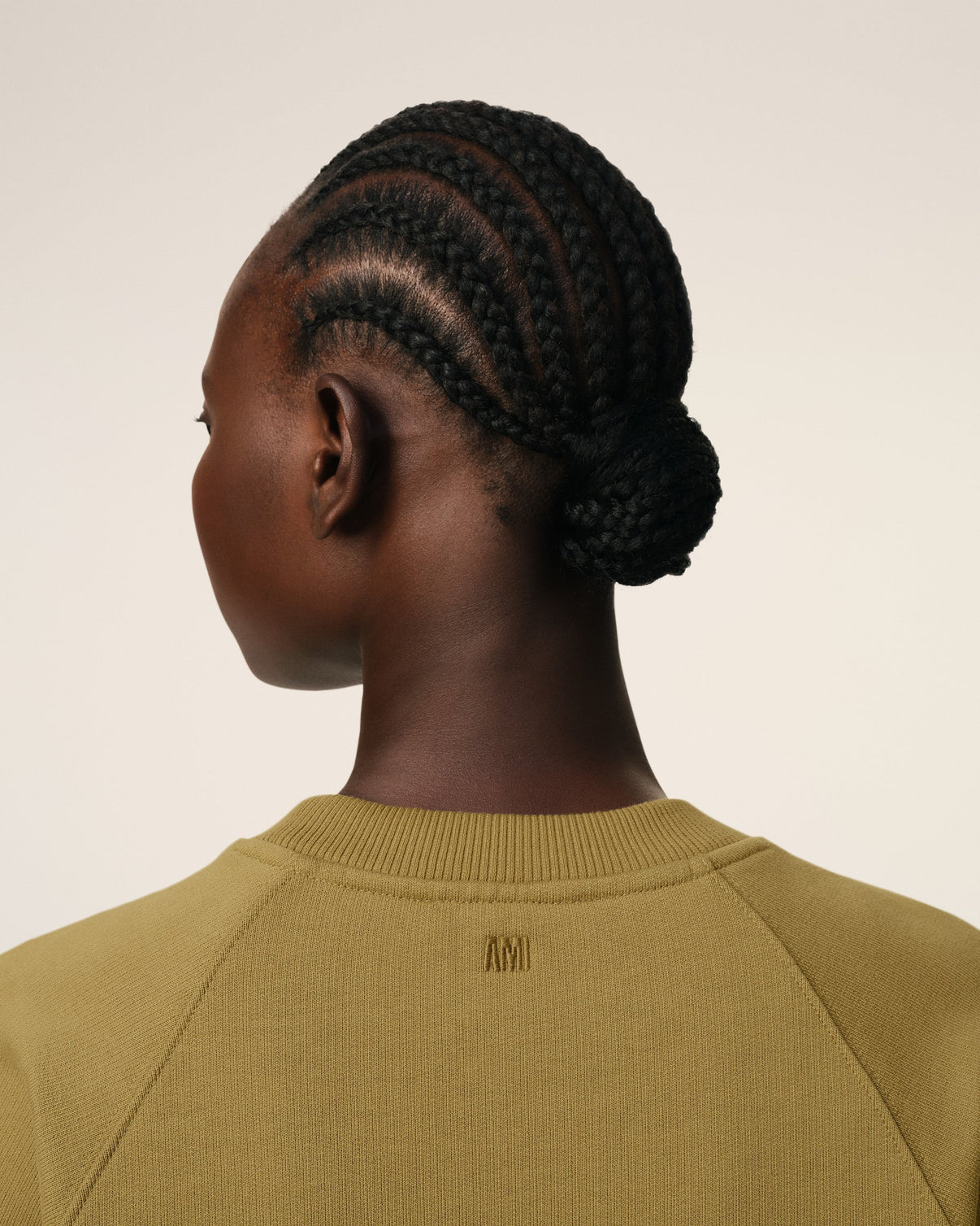 Mustard Cotton Tonal Sweatshirt