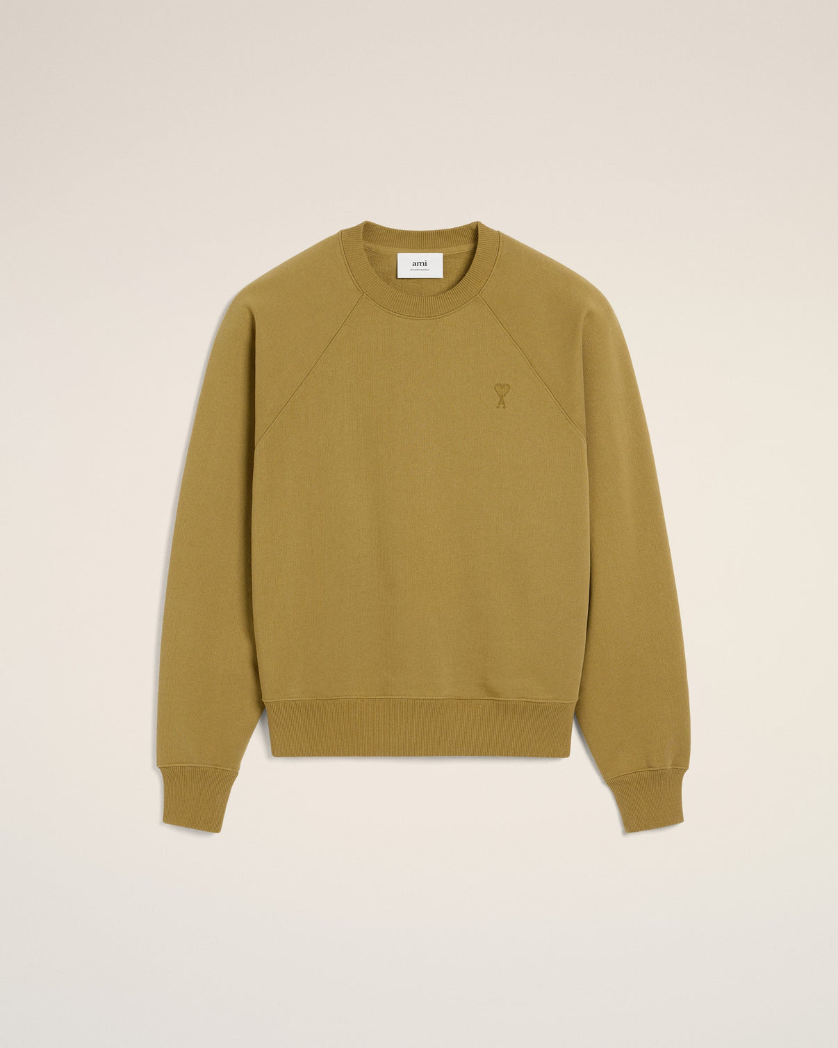 Mustard Cotton Tonal Sweatshirt
