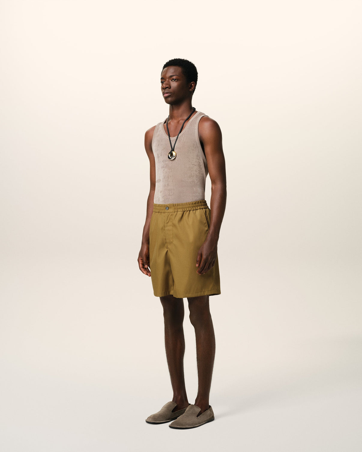 Mustard Twill Short