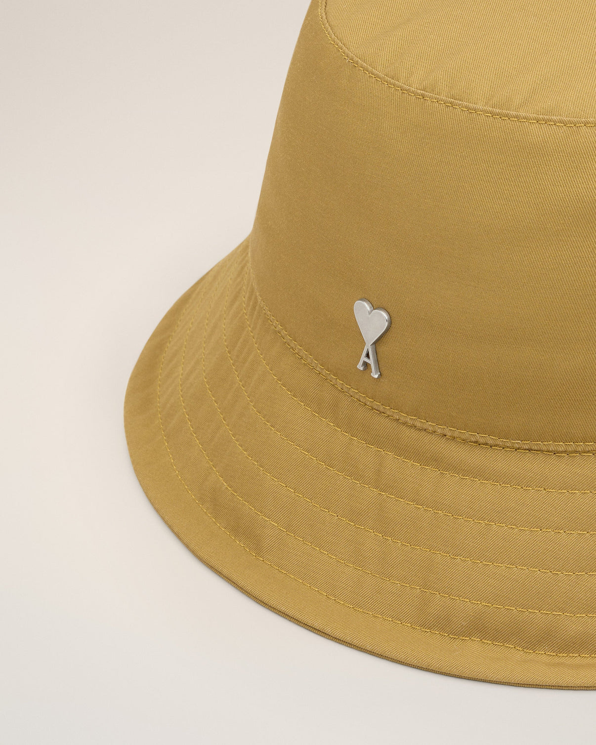 Mustard Twill Stud Bucket Hat