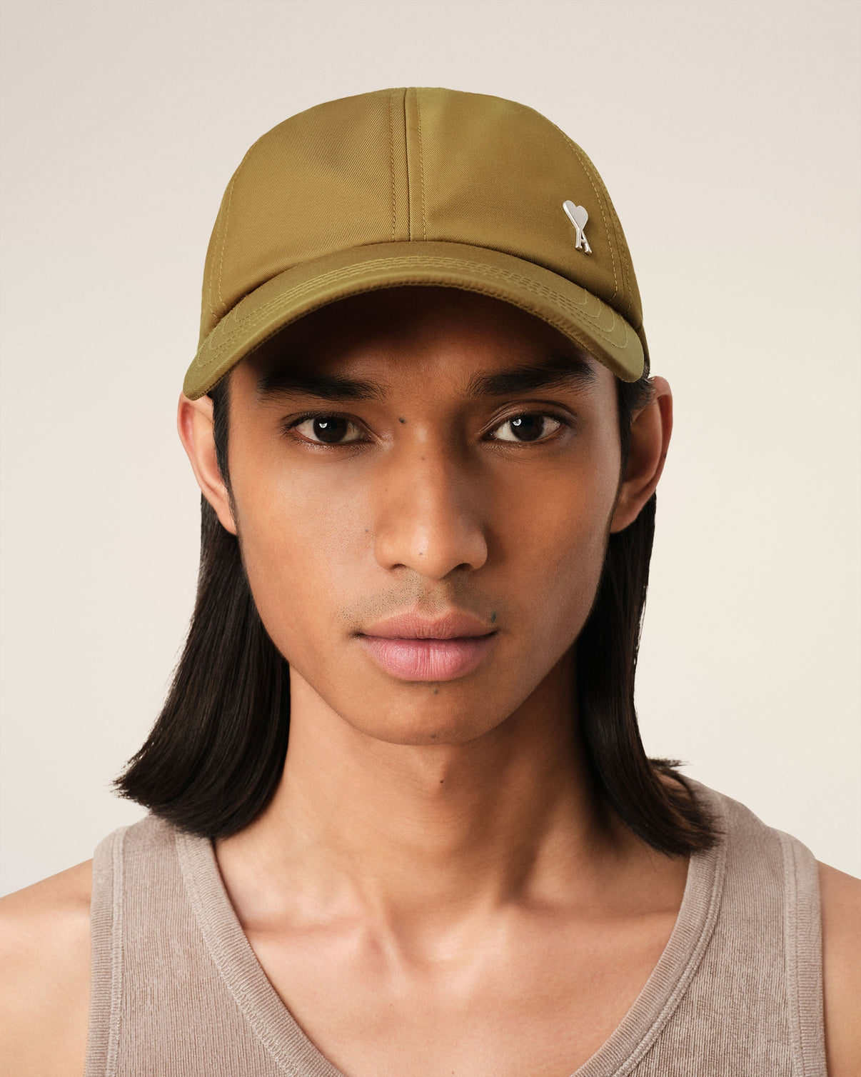 Mustard Twill Stud Cap