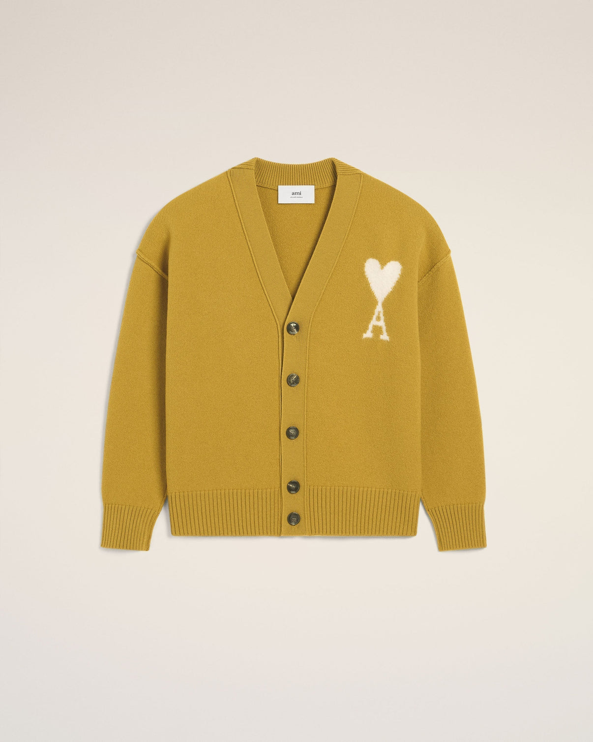 Mustard Wool Cardigan