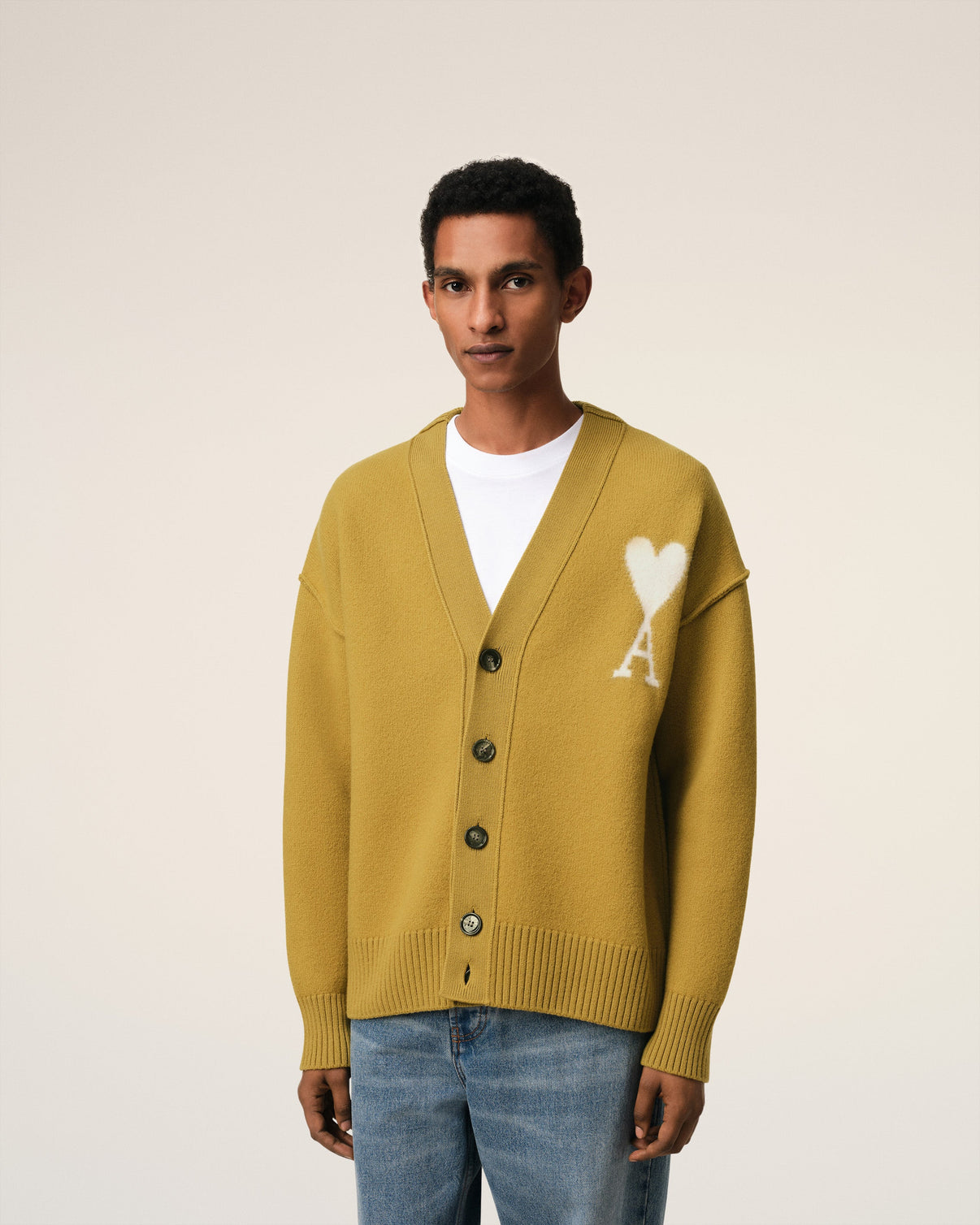 Mustard Wool Cardigan