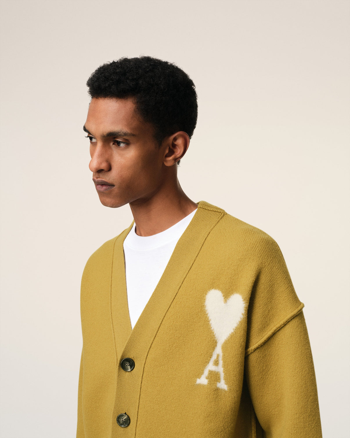 Mustard Wool Cardigan