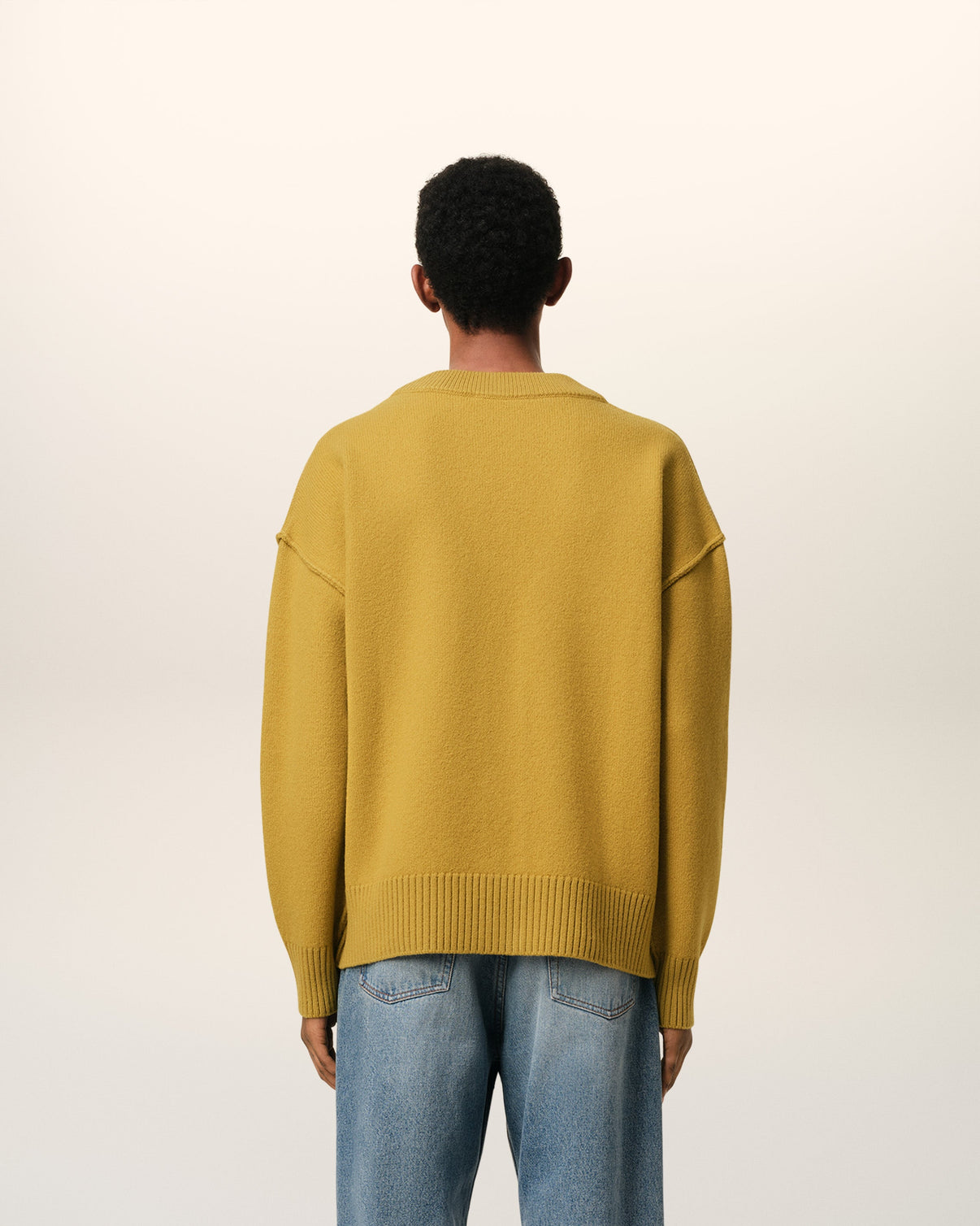 Mustard Wool Cardigan