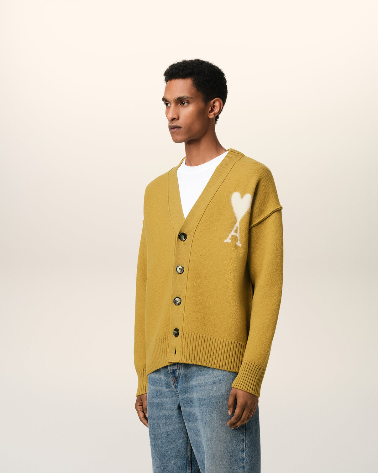 Mustard Wool Cardigan