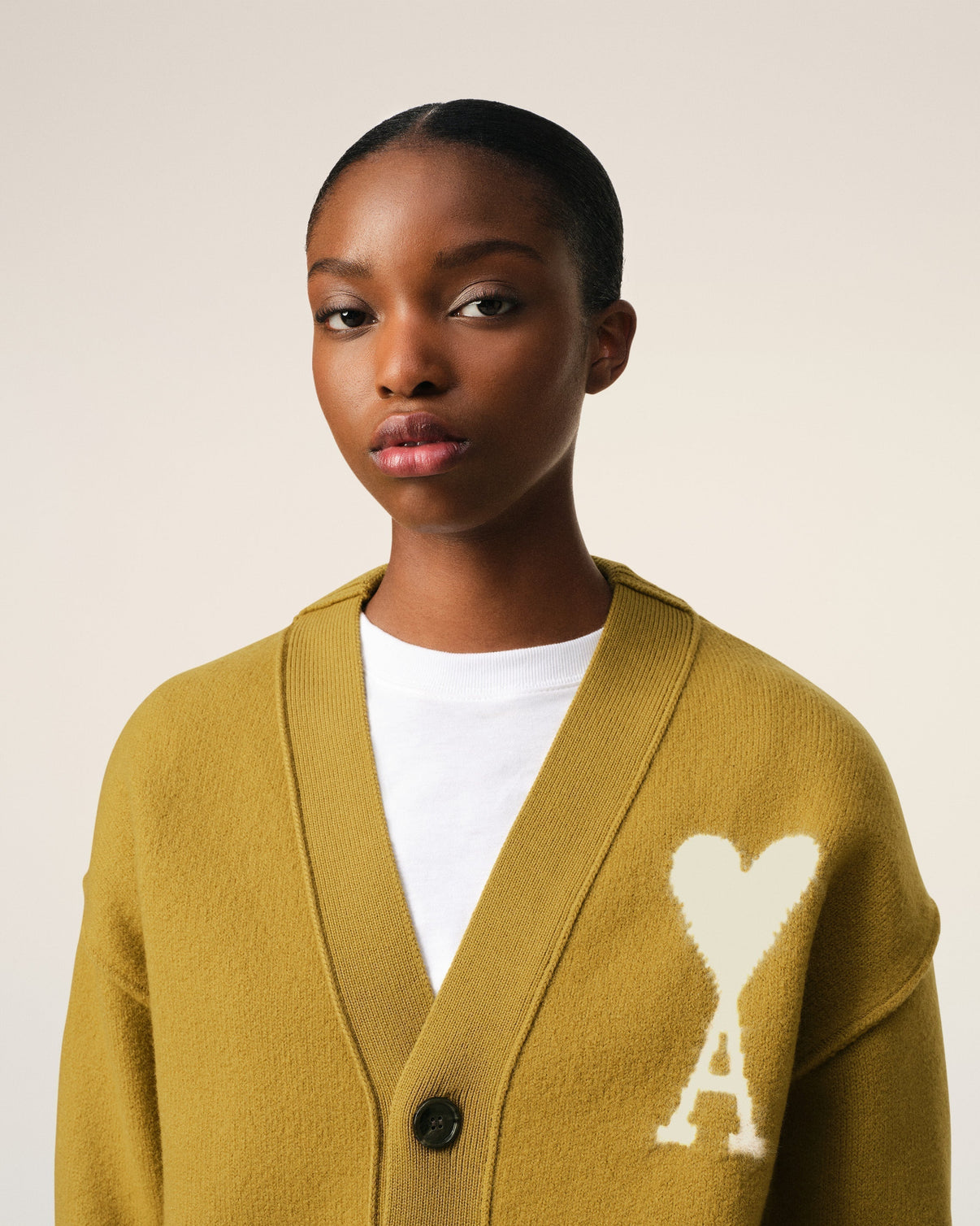 Mustard Wool Cardigan