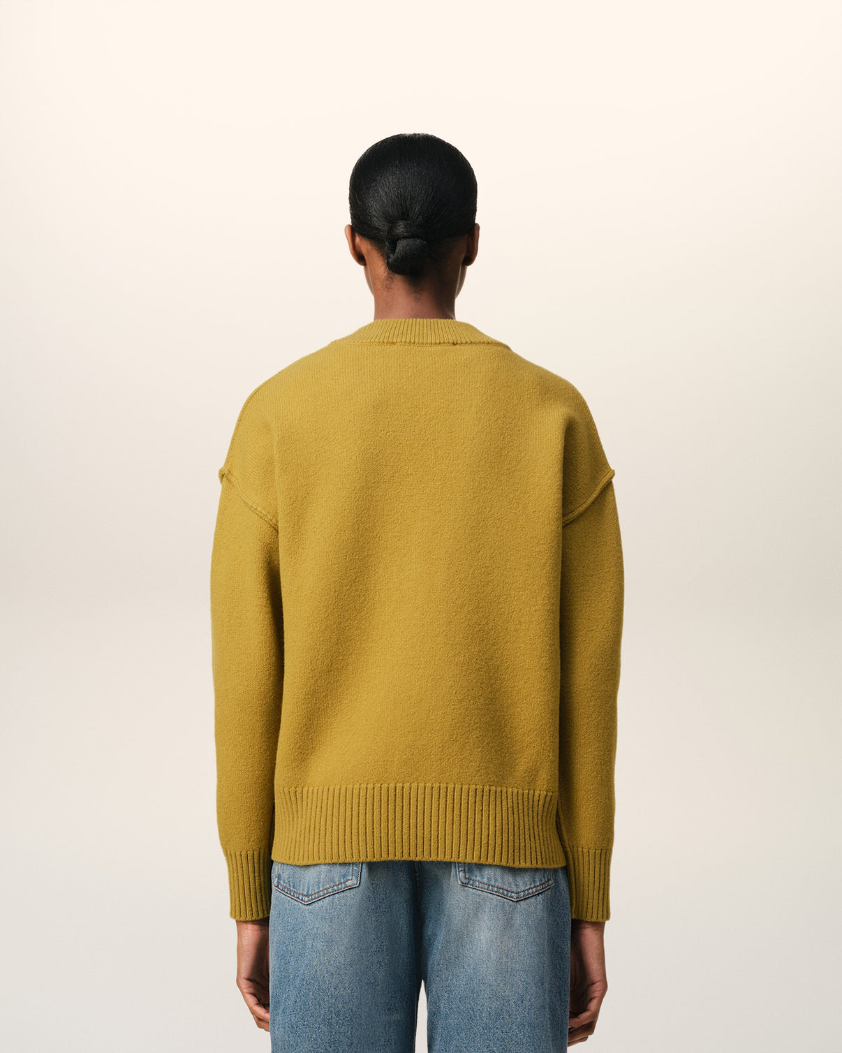 Mustard Wool Cardigan