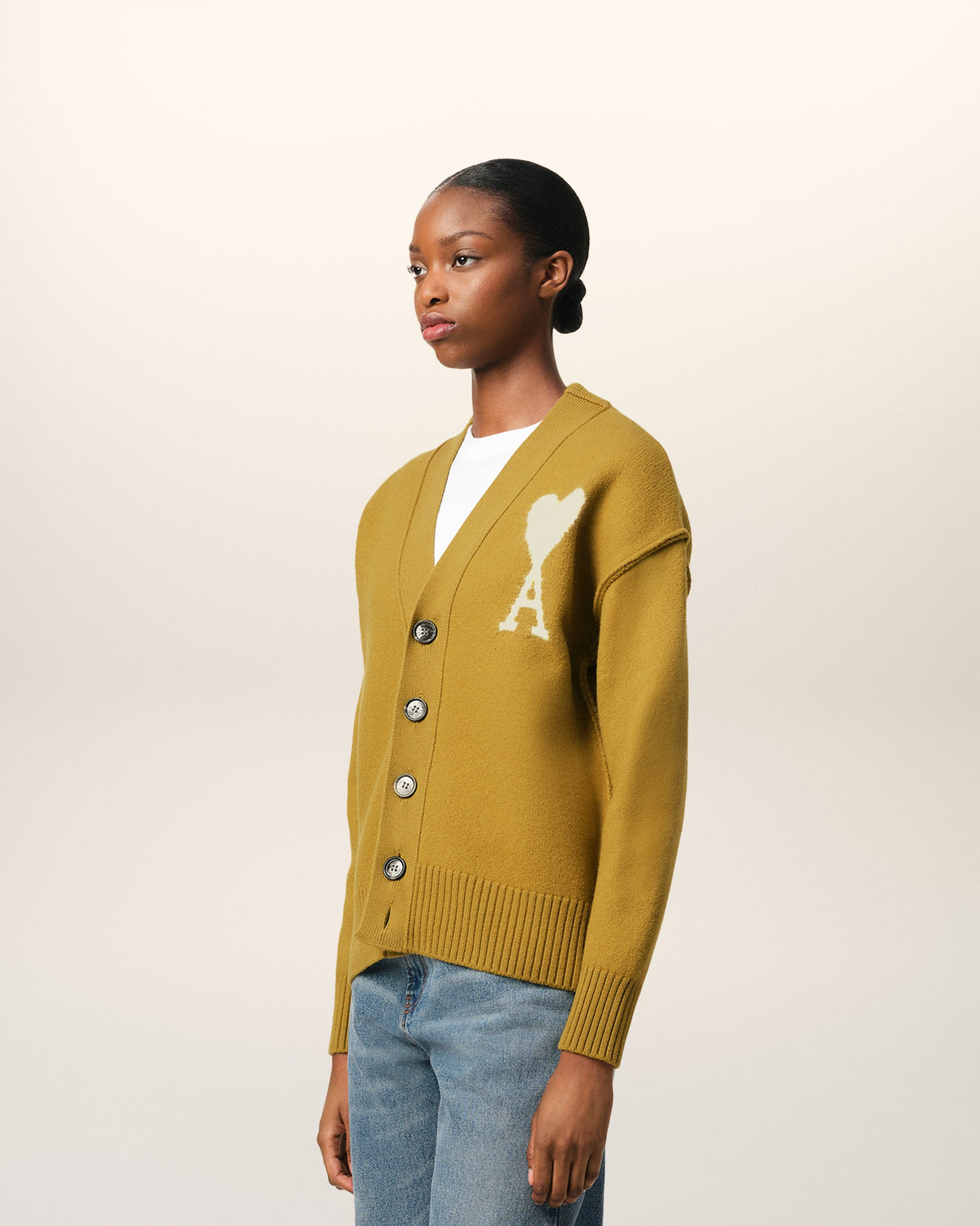 Mustard Wool Cardigan
