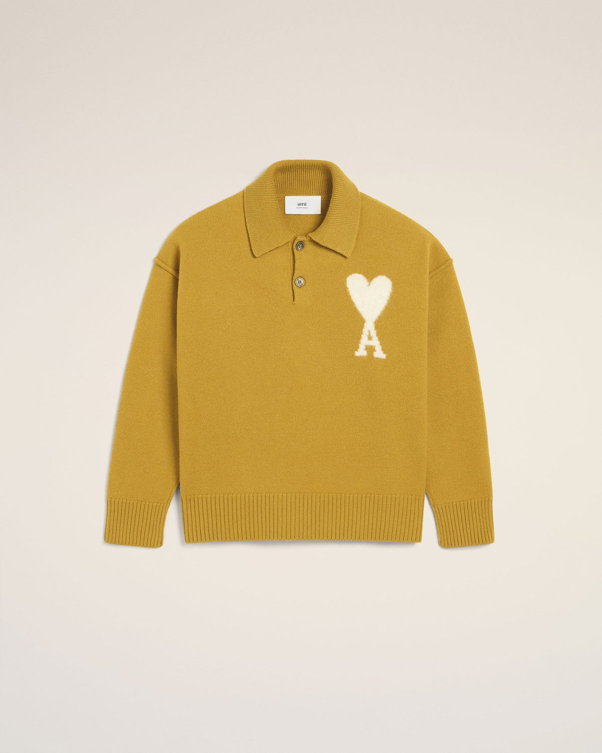 Mustard Wool Polo