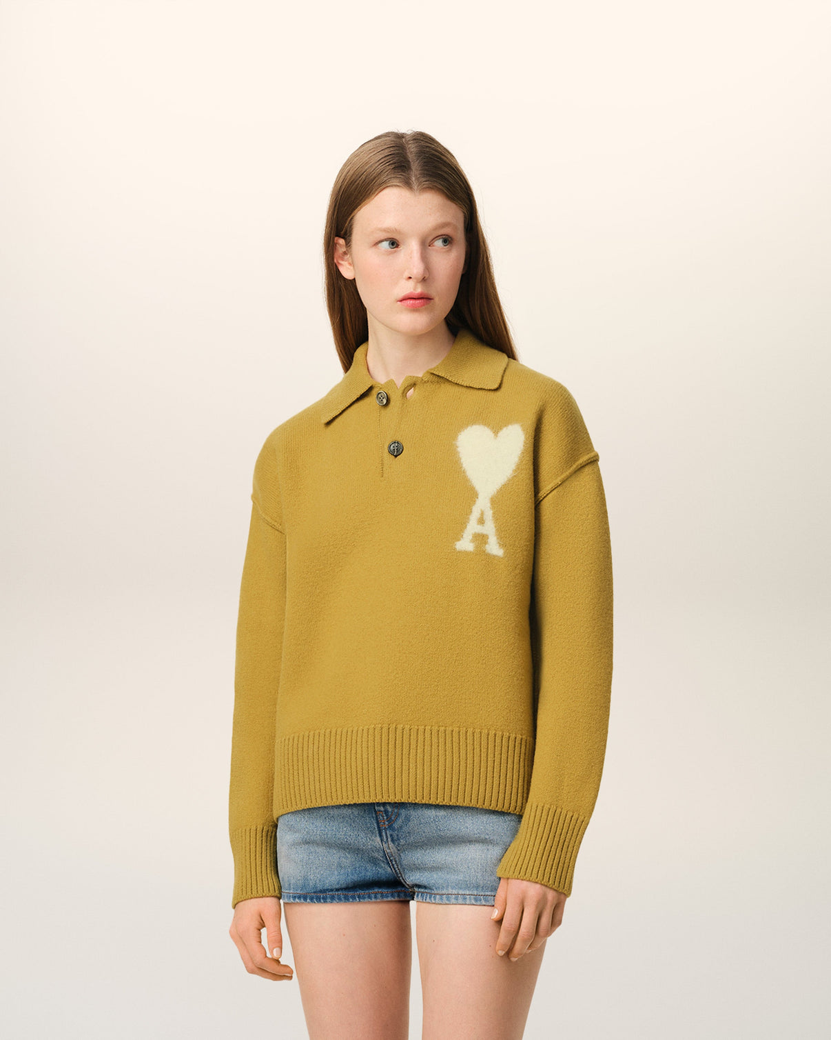 Mustard Wool Polo
