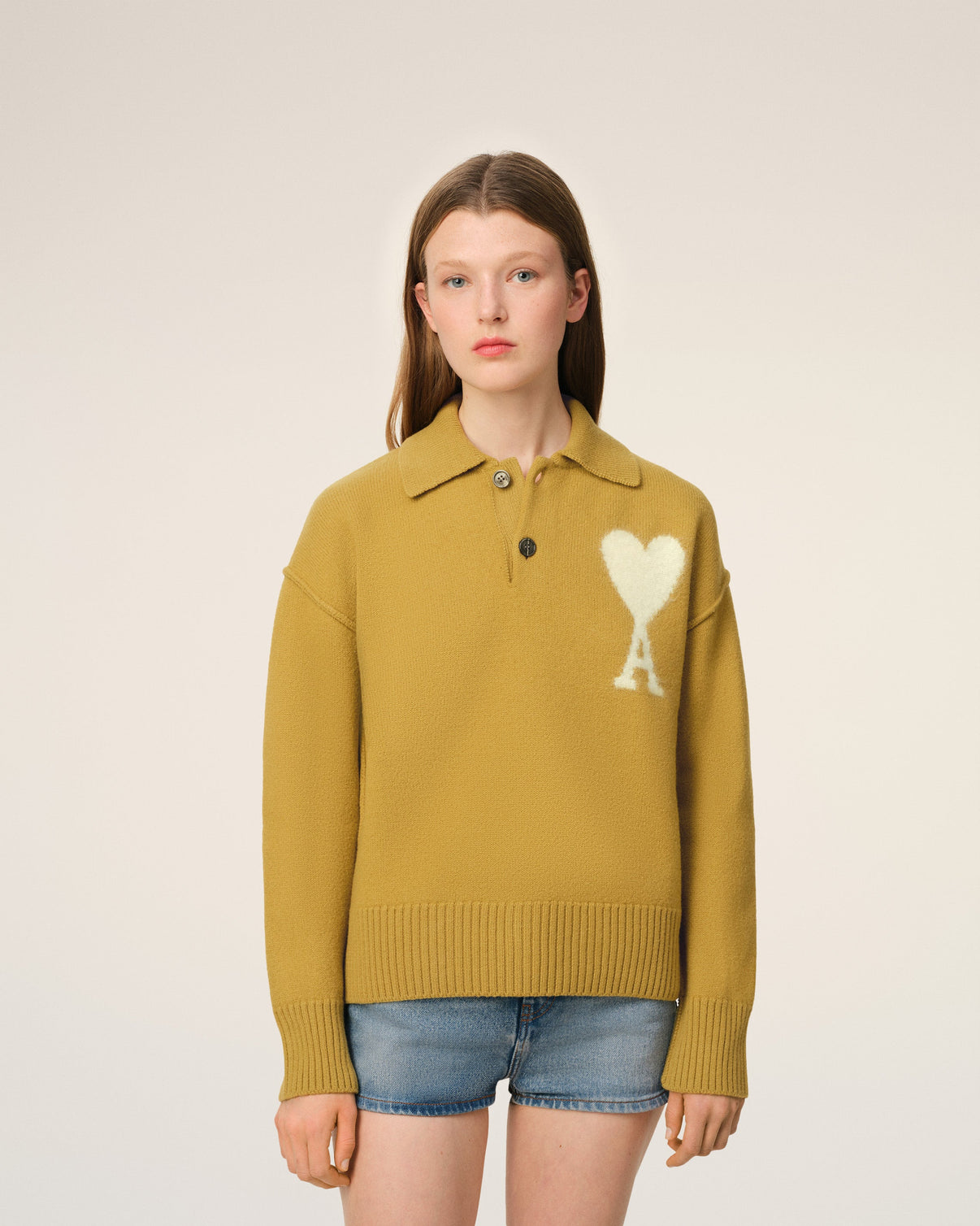 Mustard Wool Polo