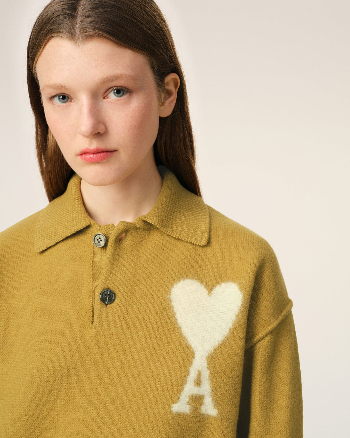 Mustard Wool Polo