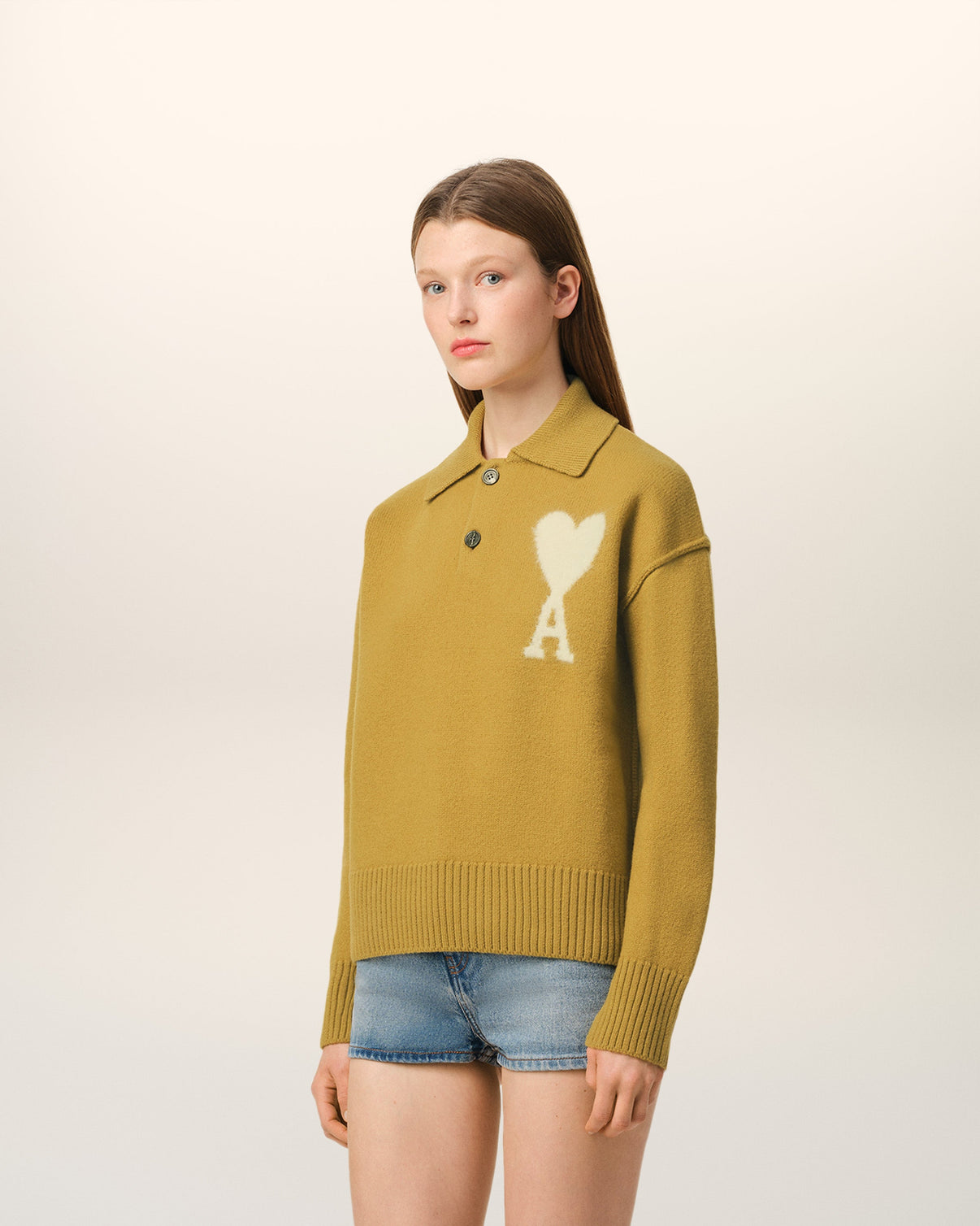 Mustard Wool Polo
