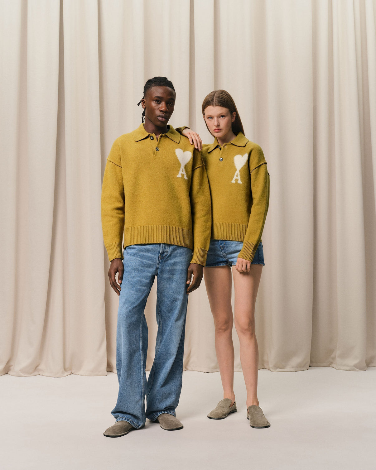 Mustard Wool Polo