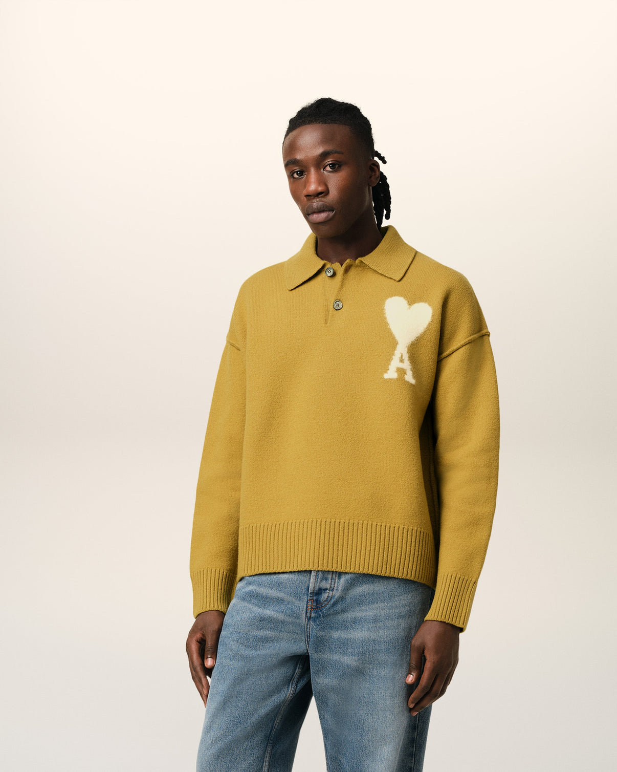 Mustard Wool Polo