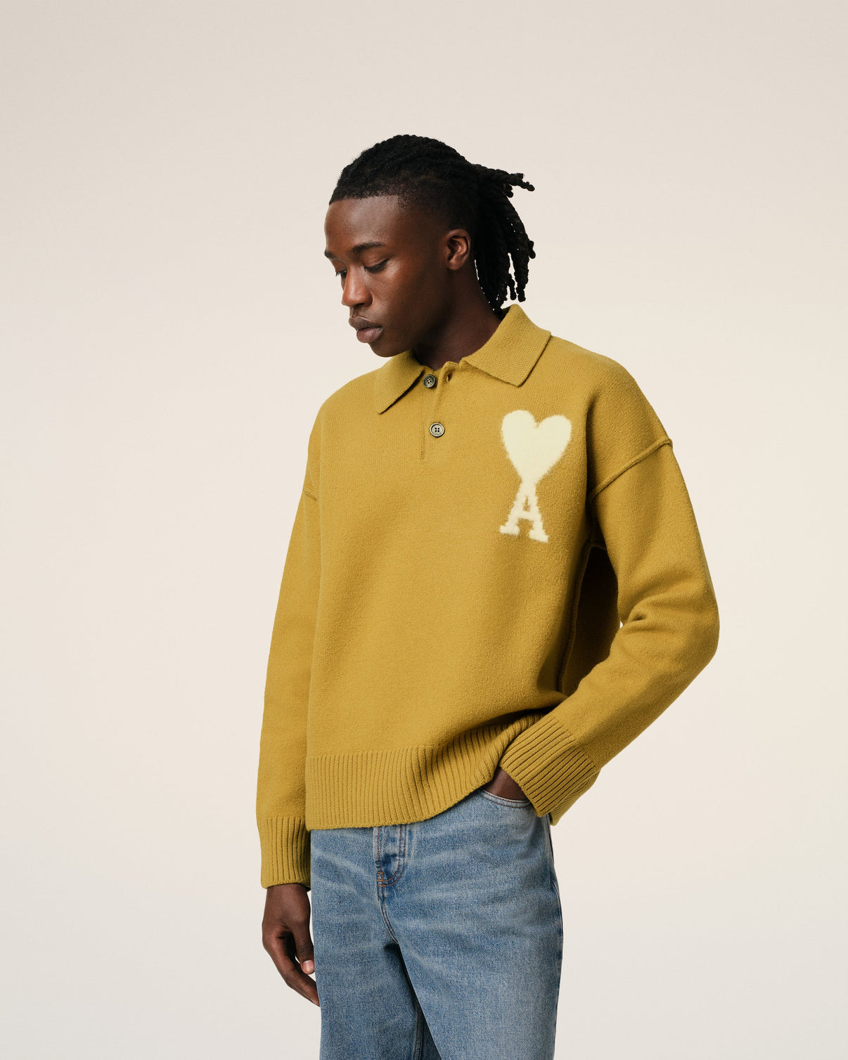 Mustard Wool Polo