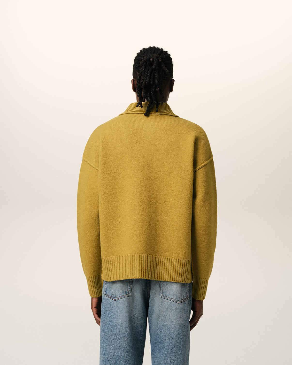 Mustard Wool Polo