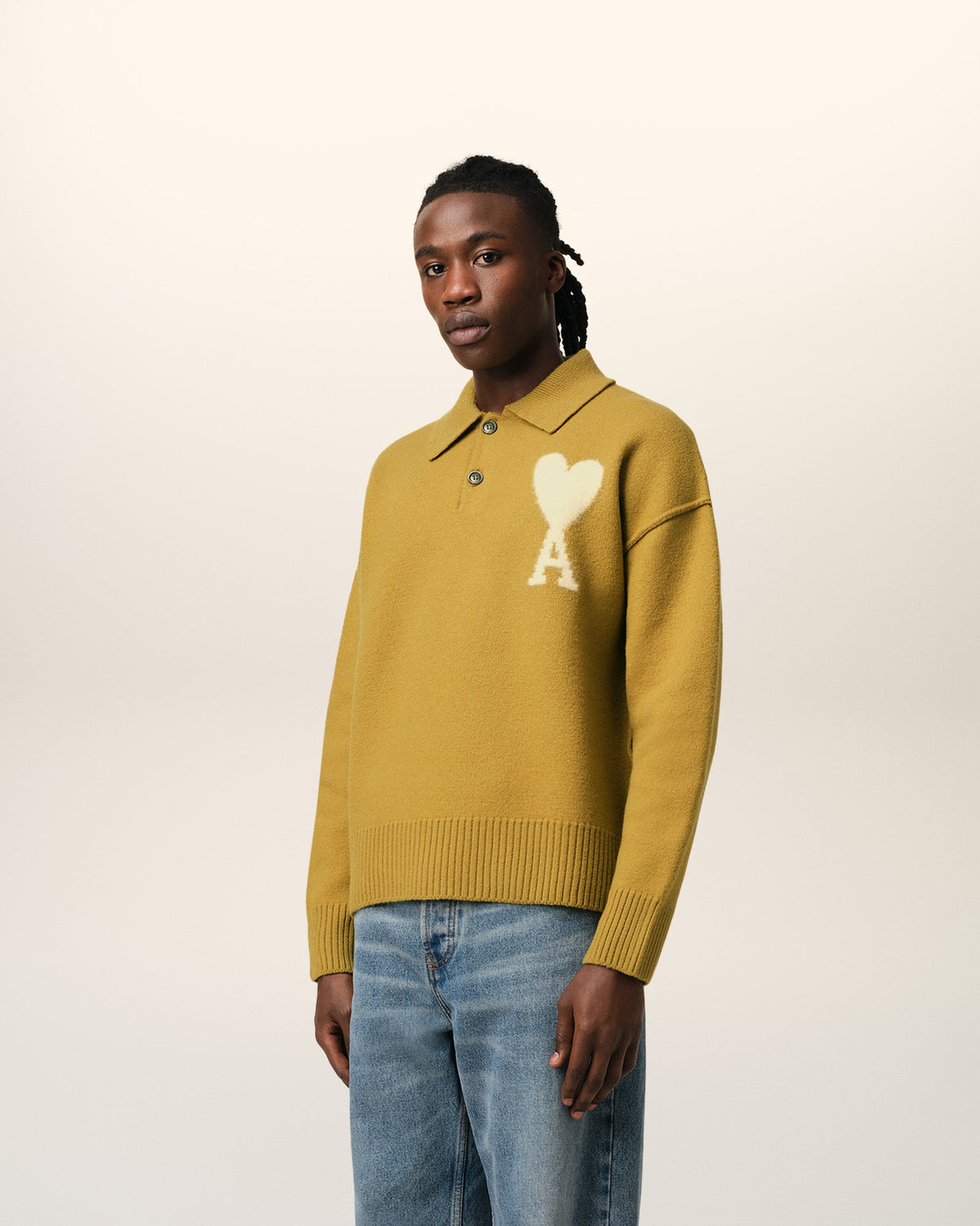 Mustard Wool Polo
