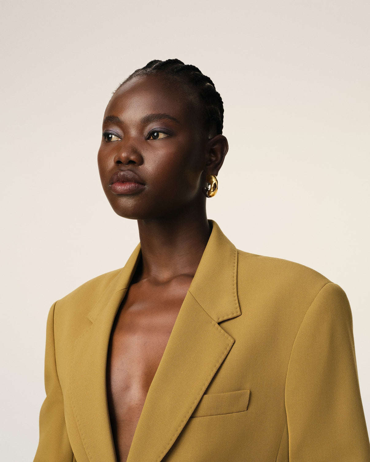 Mustard Wool Semi-Lined Jacket