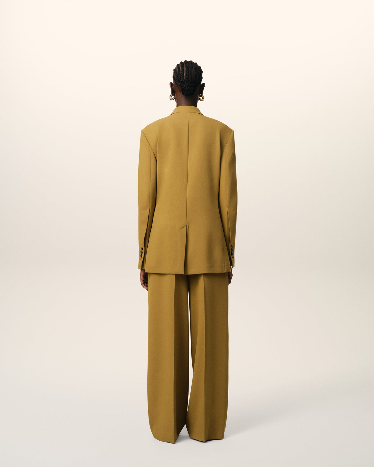 Mustard Wool Semi-Lined Jacket